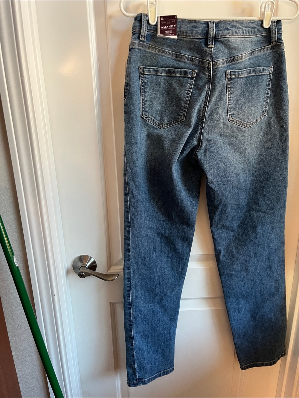 Gloria Vanderbilt Amanda Slimming Jeans Mid-Blue Jeans SZ 6 - Picture 5 of 8
